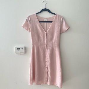 Aritzia Flutter Sleeve Dress